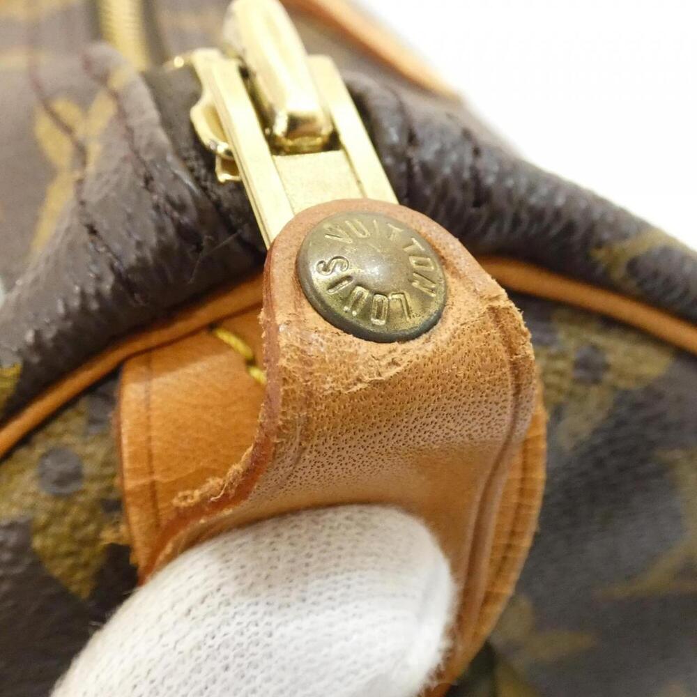 LOUIS VUITTON Brown Monogram Speedy 40 Boston Bag - Picture 4 of 10